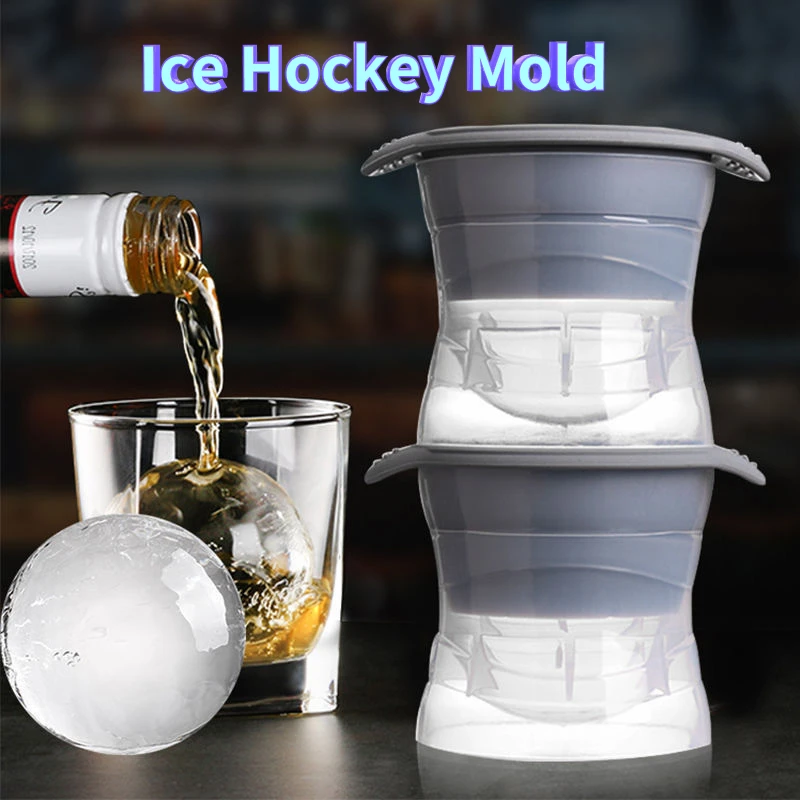 

Silicone Ice Hockey Mold Reusable Slow Melting DIY Ice Ball Round Jelly Making Mould For Cocktail Whiskey Drink Ball Mold