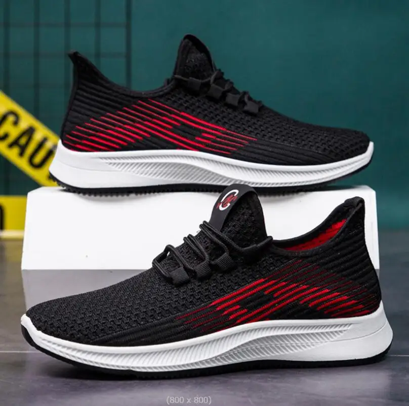 

Shoes sneakers 2022 autumn new men's traf shoes Breathable woven fashion casual shoes Soft soled men sneakers tenis masculino