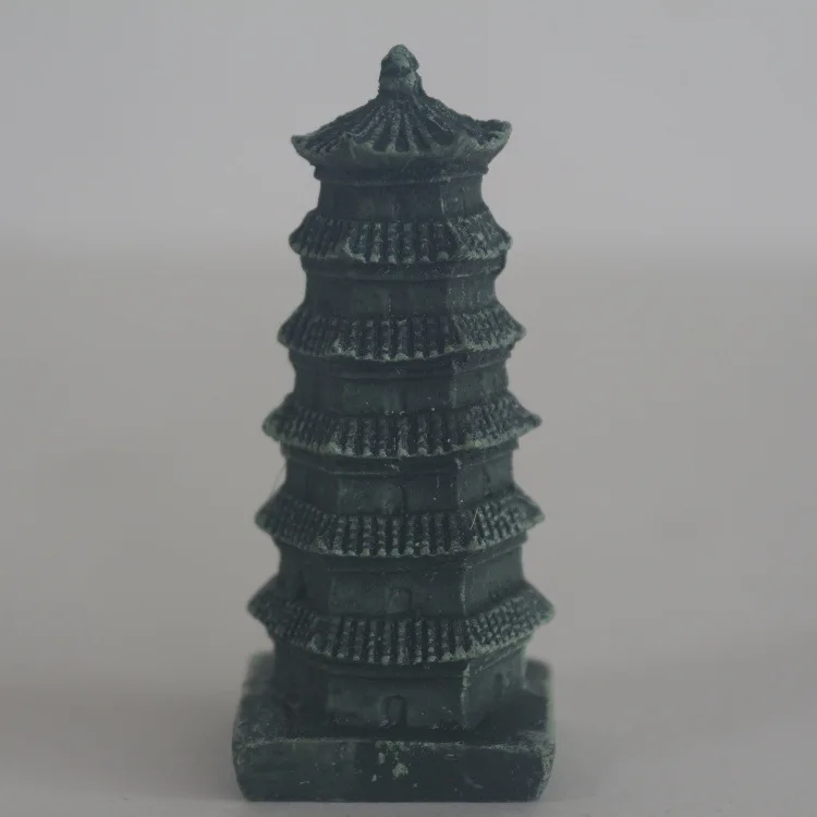 Статуэтка шестиугольная башня статуэтка декоративные небольшие украшения с