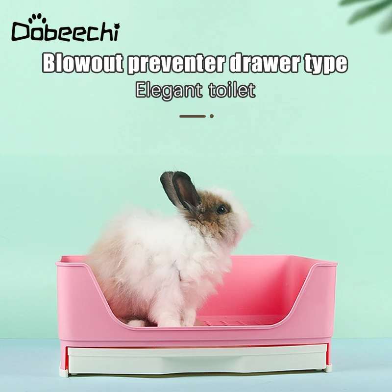

Большой контейнер для туалета с кроликом, поднос для обучения домашних животных, поднос с ящиком, горшок для хомяка, Квадратный Контейнер дл...