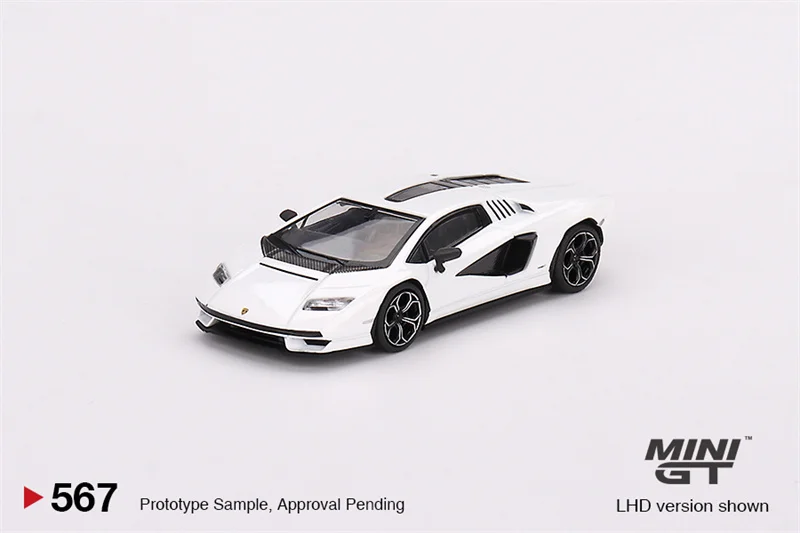 

MINI GT 1:64 Countach LPI 800-4 Bianco Siderale, литая модель автомобиля