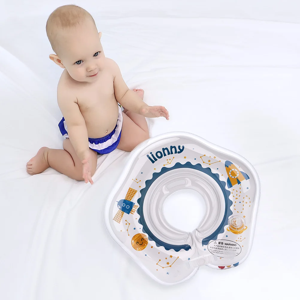 Inflatable Circle Swimming Neck Ring Baby Bath Tube Safety Swim Float Bathing Toys Infant Buoyance Pool Accessories |