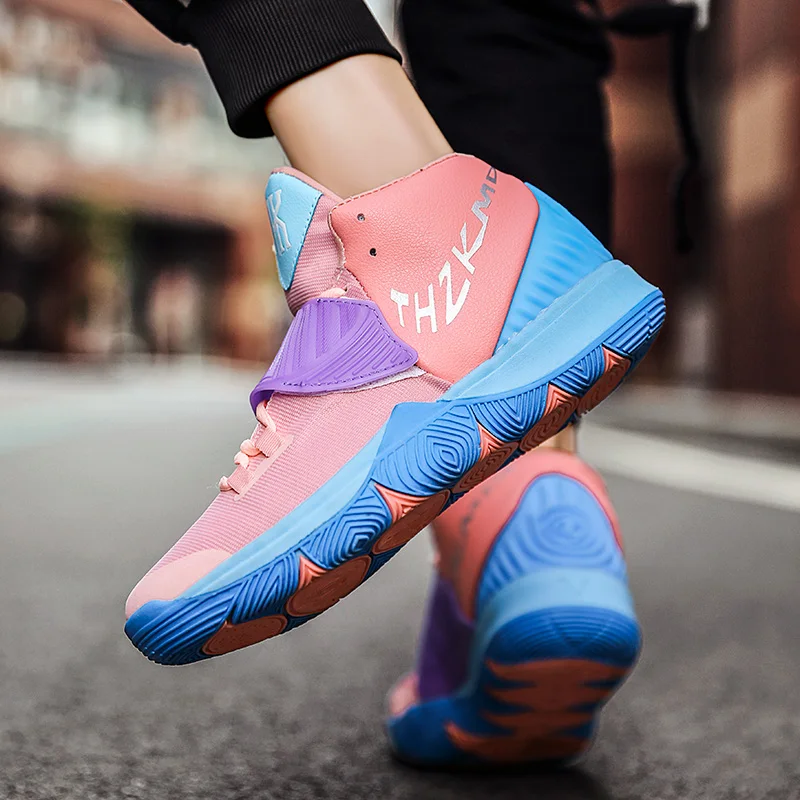 Трендовые женские кроссовки Баскетбольная обувь мужская для пар дышащая удобная