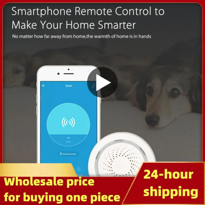 

Беспроводной детектор сирены Tuya Smart Life с Wi-Fi, USB, дБ