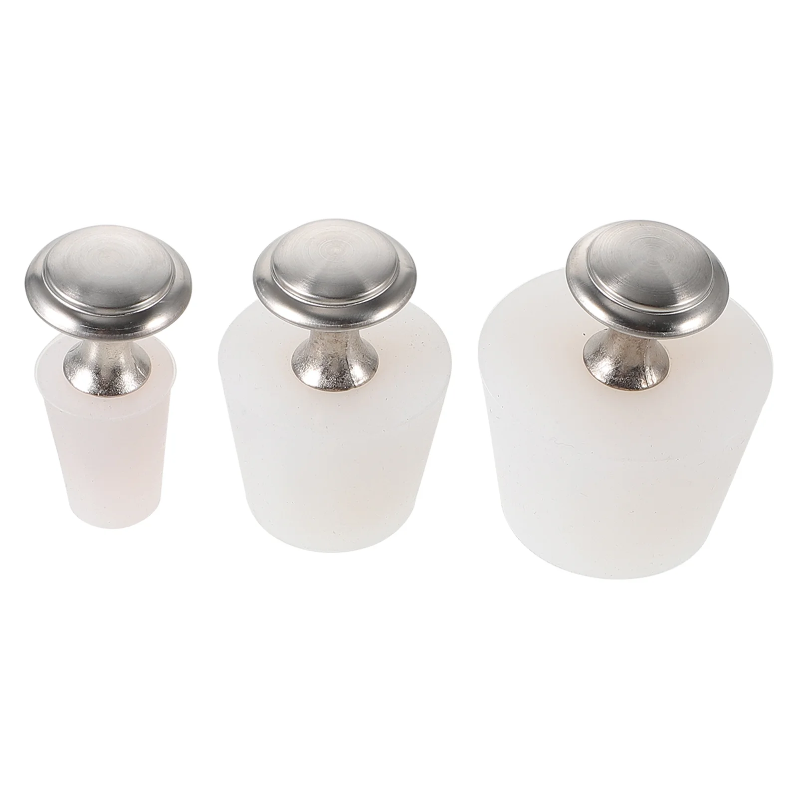 

3pcs Stainless Steel Bathroom Shower Silicone Drain Plug Bathtub Plug Bathtub Stoppers Bathtub Cover