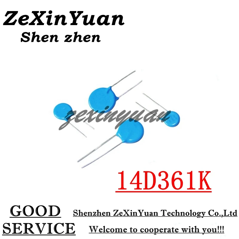 Пьезорезистор 14D361K 360 В 14 мм