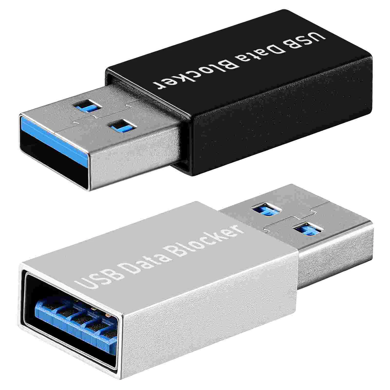 

2pcs Anti Hacking Convenient Charge-Only USB Defenders Data Sync Blockers for Travel Trip Charging