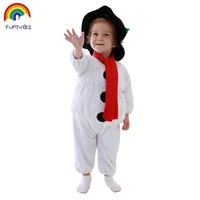 christmas romper snowman infant cute baby cosplay christmas costume suit snow toddler newborn girl boys jumpsuit warm clothes