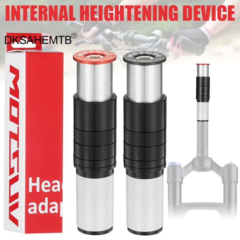 

Bike Fork Stem Riser Extender Aluminum Alloy Extension Bicycle Cycling Bike Stem Head Up Raiser Handlebar Riser Adaptor Extender
