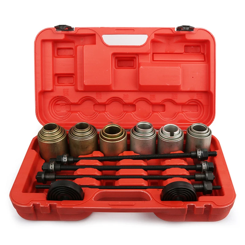 27-piece Set of Whole Car Series Automobile Bushing Disassembly and Assembly Tool Screw-type Rear Axle Iron Sleeve Disassembly