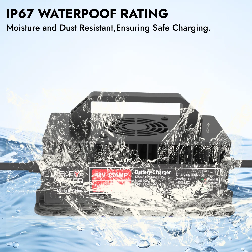 Зарядное устройство для свинцово-кислотных аккумуляторов гольф-кар