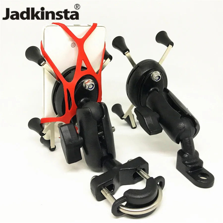 Держатель на руль мотоцикла Jadkinsta крепление для заднего зеркала Gopro сотового