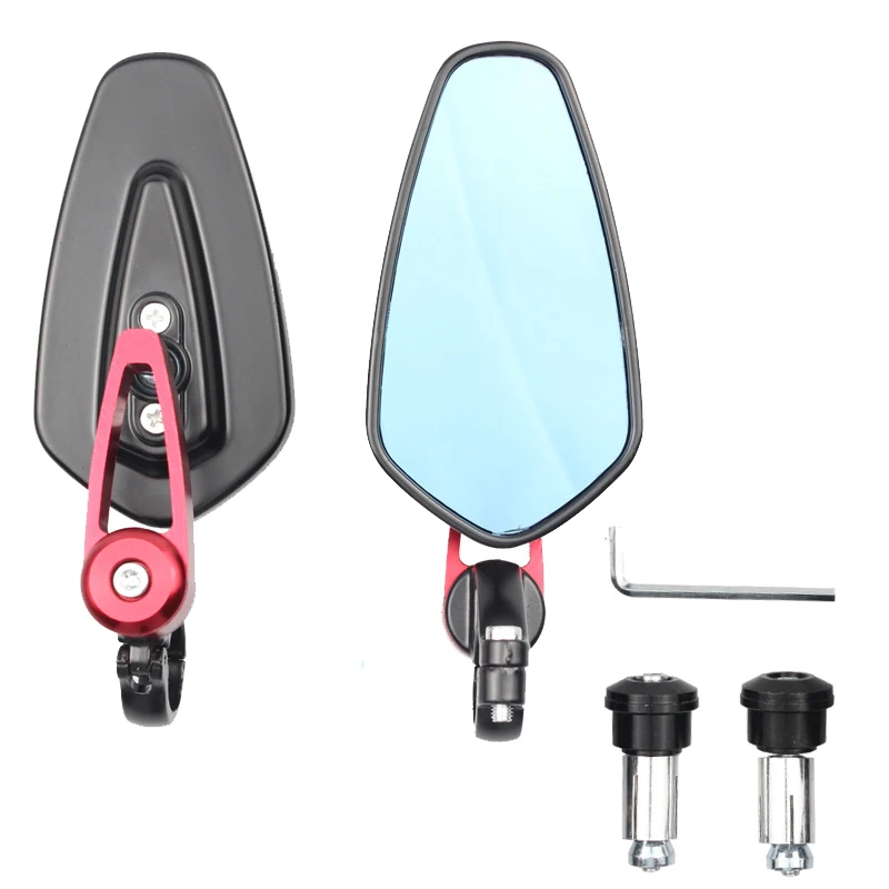 Задние Зеркала для мотоциклов скутеров аксессуары кафе Racer 7/8 дюйма 22 мм |