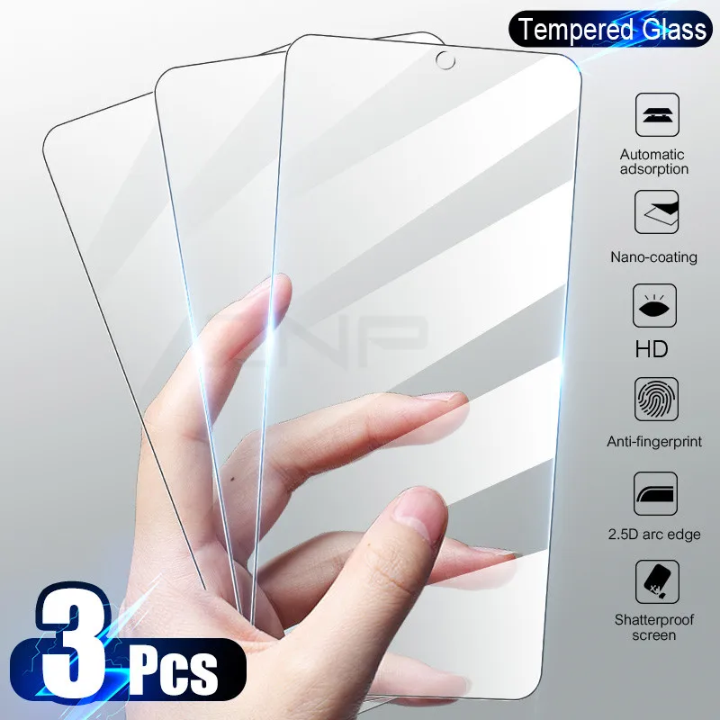 

3Pcs Full Cover Tempered Glass For Huawei Honor 30 30i 20 10 9 Lite 9i 8X 8A Screen Protector For Huawei P20 P30 P40 Lite Glass