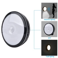 espow motion sensor bright led night light wireless rechargeable build in lithium battery cabinet bedside home light