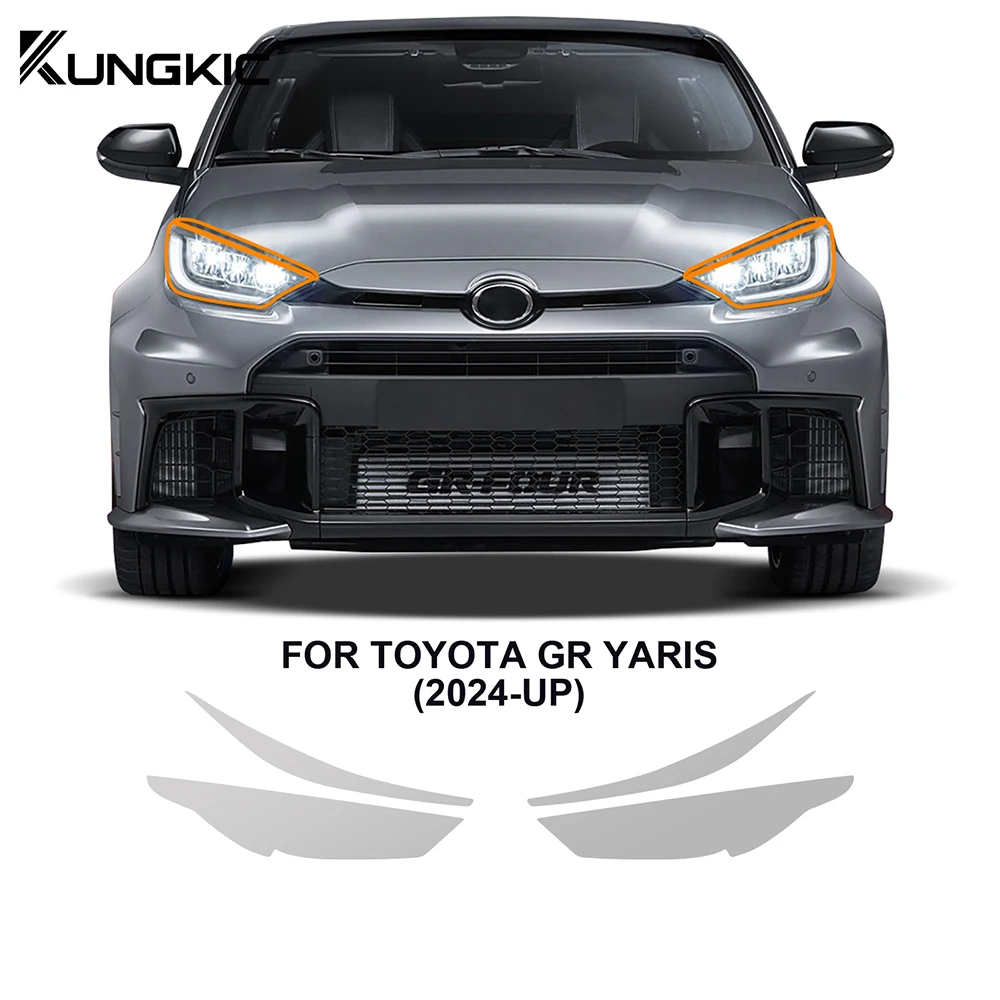 

Для Toyota GR Yaris 2024 2025 пленка для фар заднего вида, защитная пленка для автомобильной краски, ТПУ, предварительно вырезанный ремонтный комплект против царапин, прозрачный