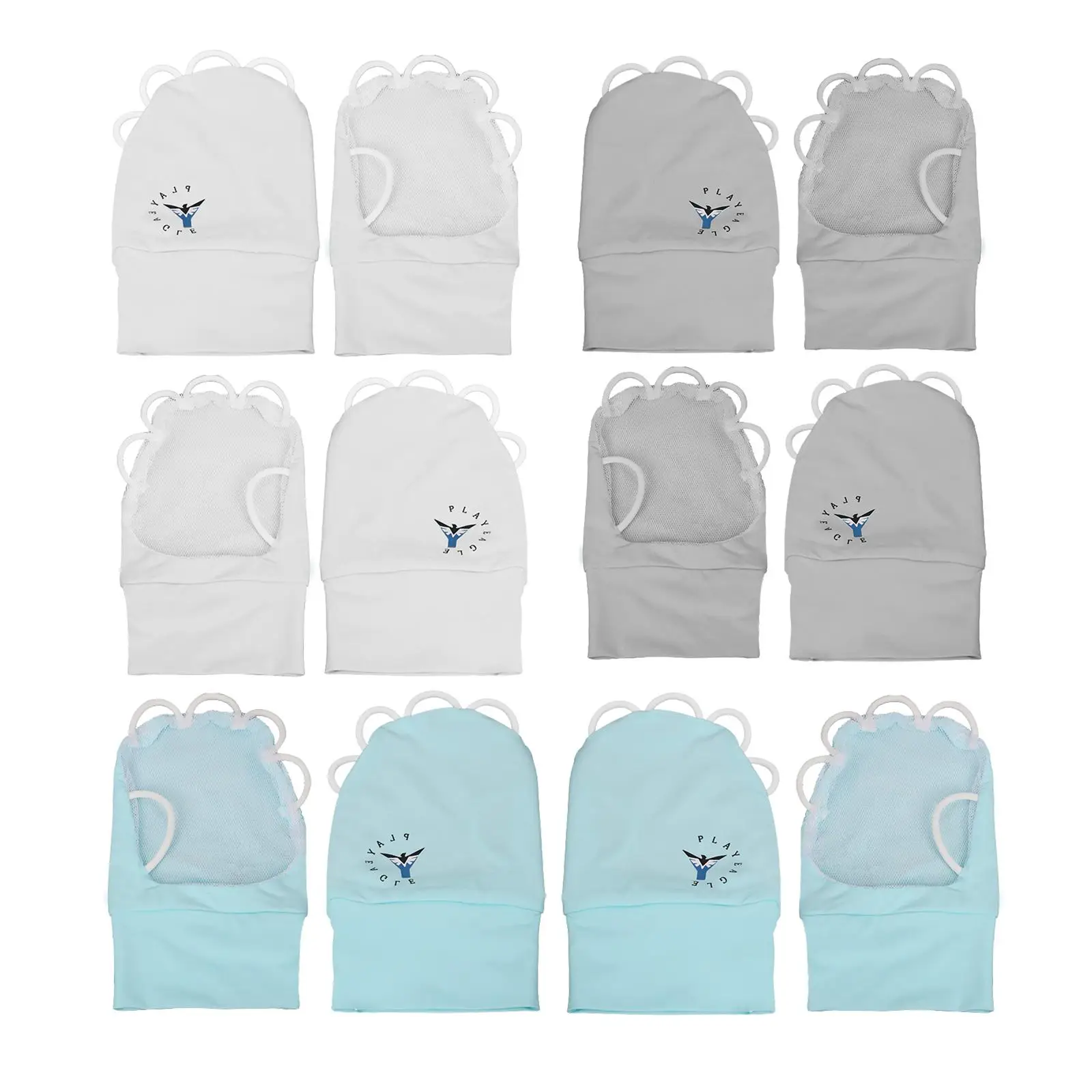 

Golf Gloves Sun Protection Breathable Sunscreen Stretchy Half Finger Gloves for Training Kayaking Adult Junior Running