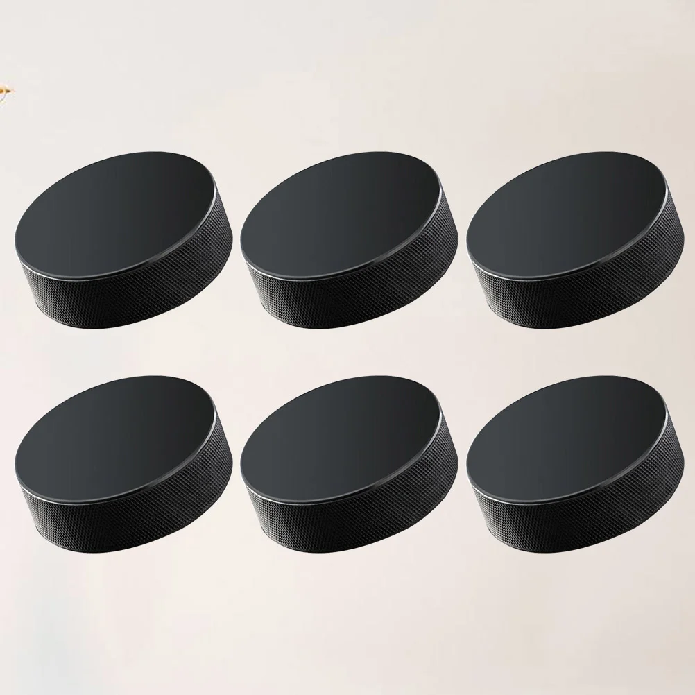 

Hockey Pucks Standard Ice Professional Supplies Puck Knock Black Roller