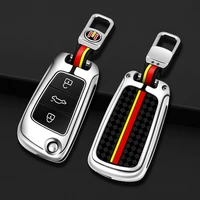 metal car remote key case cover shell fob for audi a1 a3 8p 8l a4 a5 b6 b7 a6 a7 c5 c6 4f q3 q5 q7 q8 tt s3 s4 s6 rs accessories