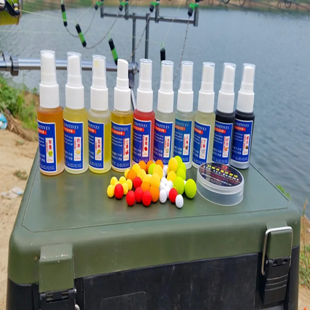

20ml Carp Fishing Bait Additive Boilies Pop-Up Pellet Fish Attractant Flavoured Spray 2023new For Sea Fish Fishing Tool Parts