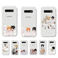 toplbpcs the promise neverland phone case for samsung galaxy s7 edge s8 s9 s10 s20 plus s10lite a31 a10 a51 capa