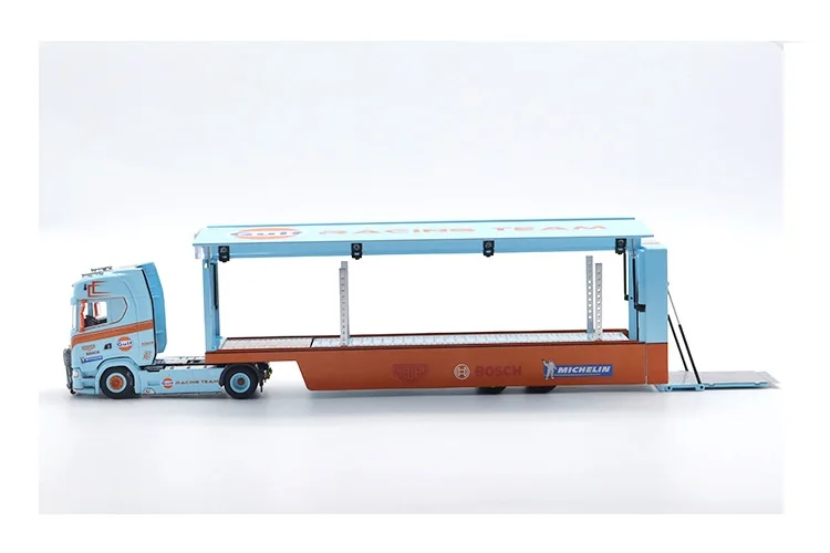 Цена Звездная модель 1:64 Scania S730 V8, закрытая модель автомобиля с двойной палубой и крыльями Чайка Скидка Звездная модель 1:64 Scania S730 V8, закрытая модель автомобиля с двойной палубой и крыльями Чайка