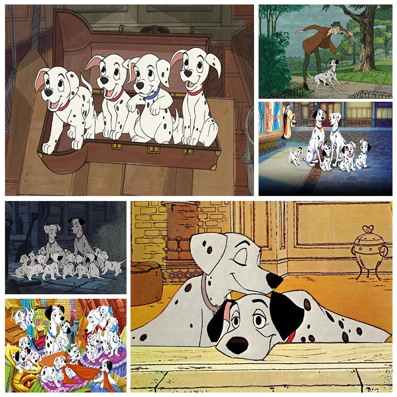 

Disney 5D Diy Diamond Painting Cartoon One Hundred And One Dalmatians Mosaic Home Decor Ab Diamond Painting Cross Stitch Jh086