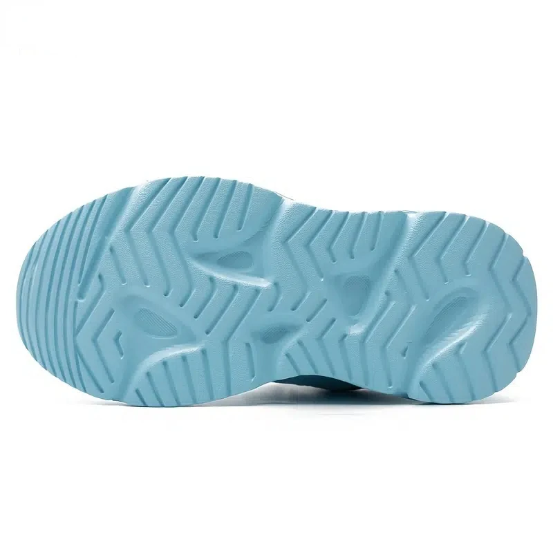 Kids LED Light Running Shoes With Hoop & Loop Casual Breathable Shock-absorption Sneaker For Children Boys Girls