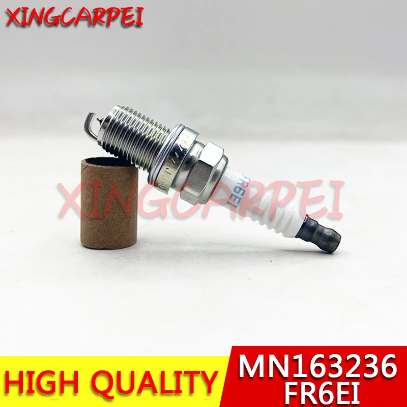 

4 шт. FR6EI MN163236 иридиевая Свеча зажигания для Mitsubishi Outlander Lancer Sportback Eclipse Endeavor Galant 3,8 Свеча зажигания