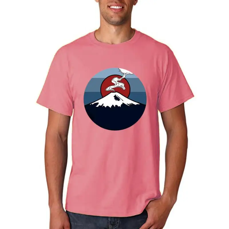 Футболка мужская с коротким рукавом 100% хлопок модная тенниска свободного покроя