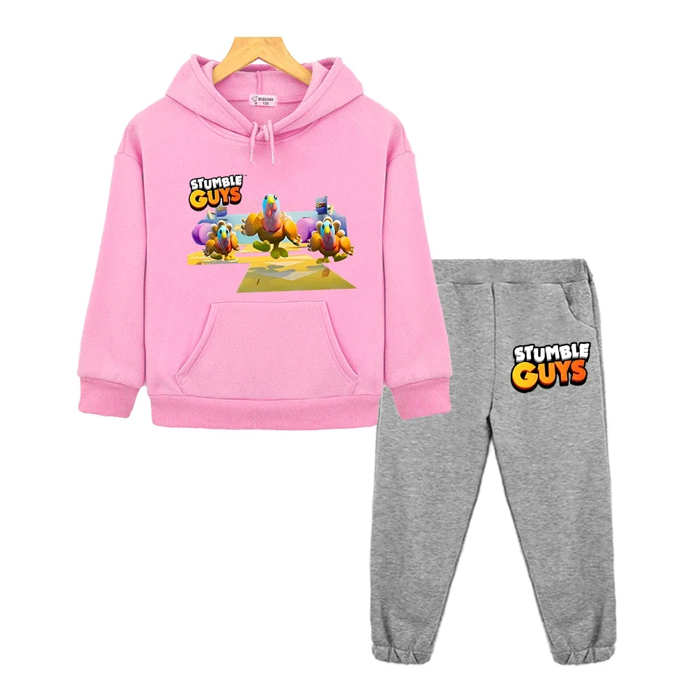 Детские осенние комплекты Stumble Guys Game из полиэстера