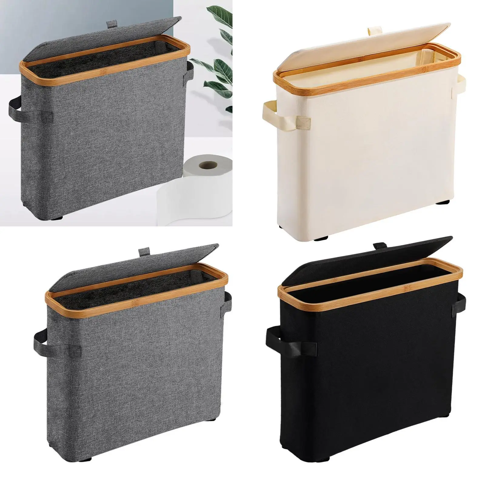 Бамбуковый ящик для хранения туалетной бумаги большой органайзер ванной комнаты