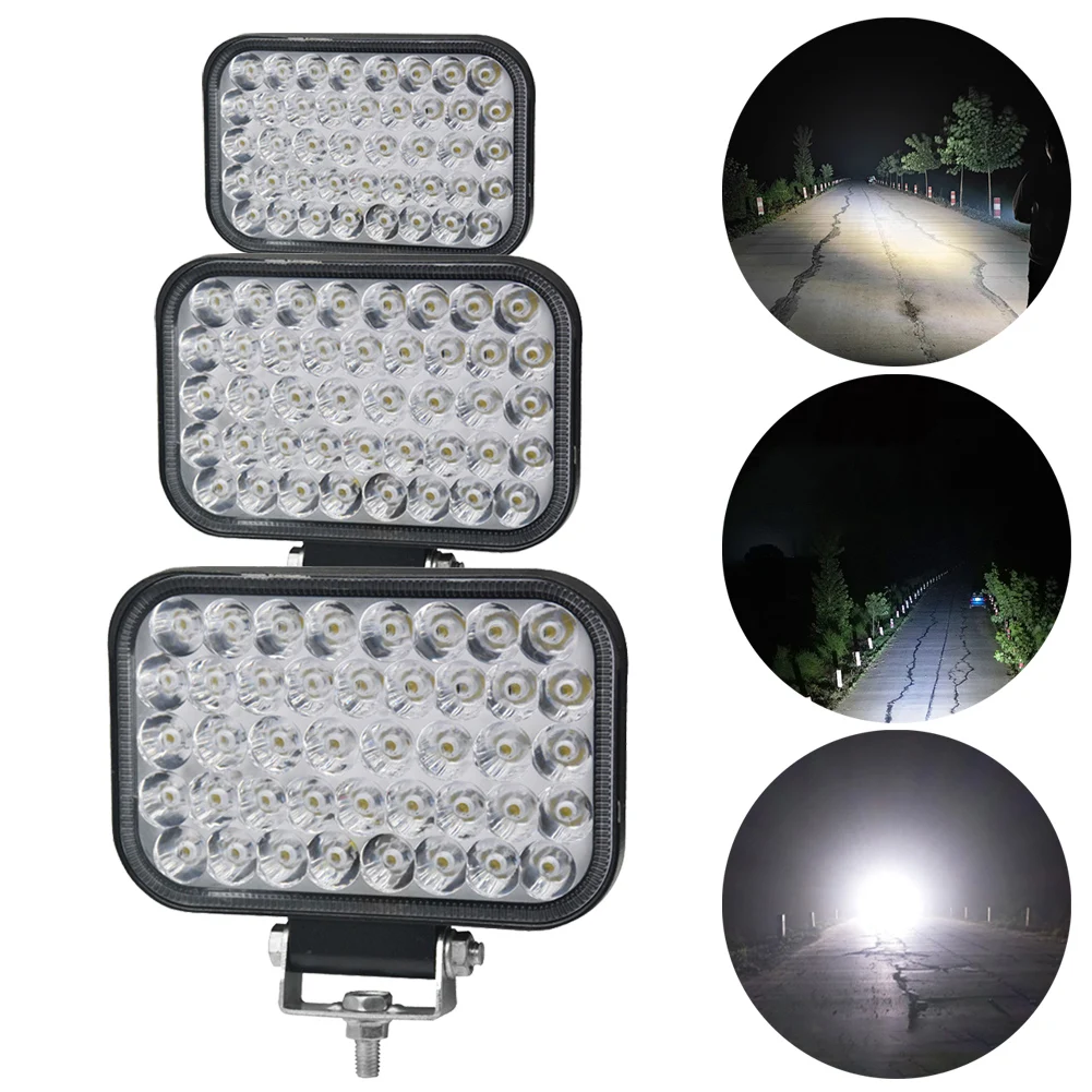 

12-100V E-Bike Front Light Motorcycle Electric Bike 21/33/43 Lamp LED Headlight Super Bright Tricycle Lamp Cycling Parts