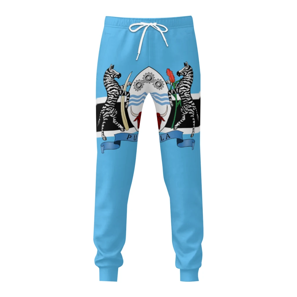 Мужские спортивные штаны с карманами и флагом Ботсваны Джоггеры для мужчин брюки