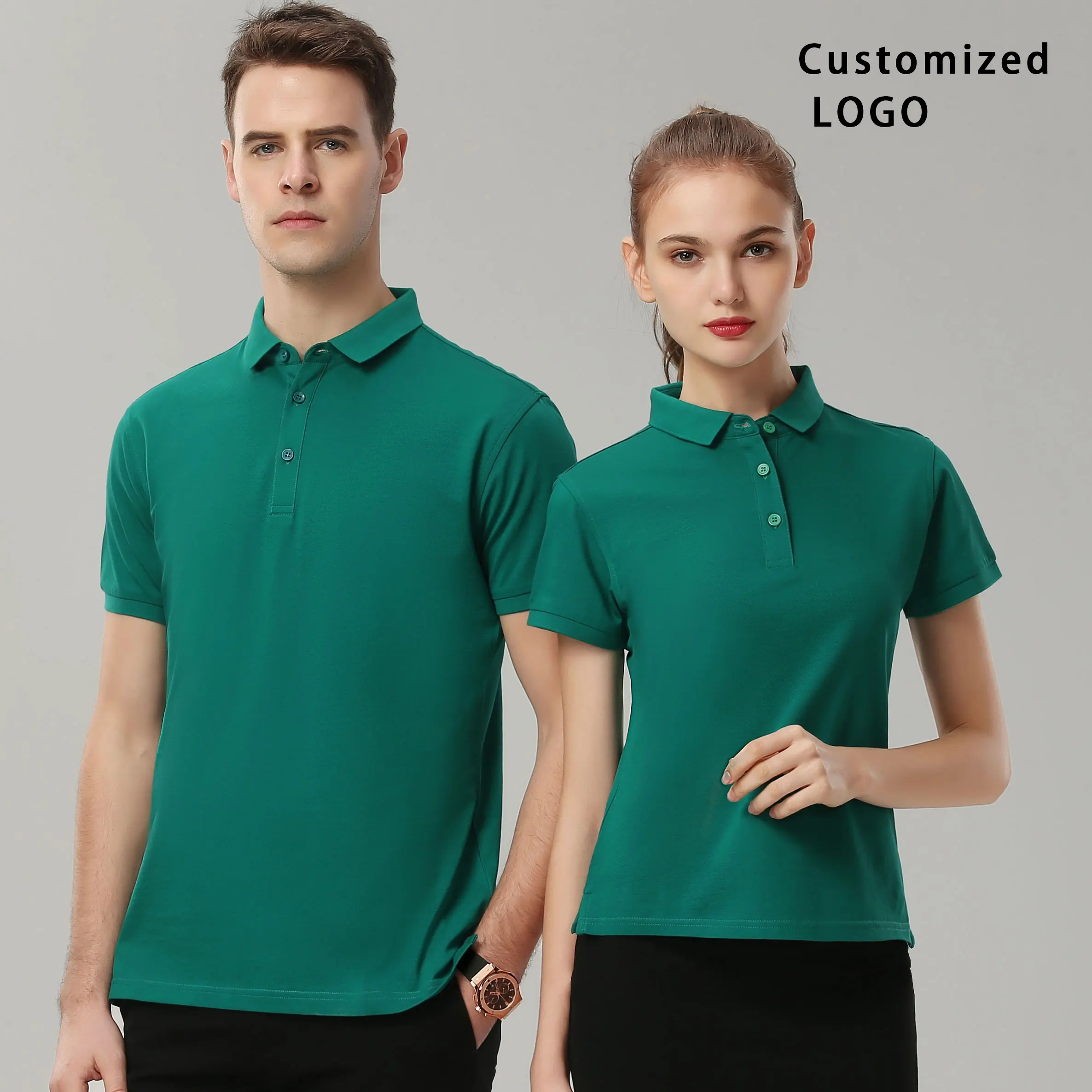 

Summer Lapel POLO Shirt Custom Logo Print Personal Company Group Polo Shirt Embroidery Men And Women Tops