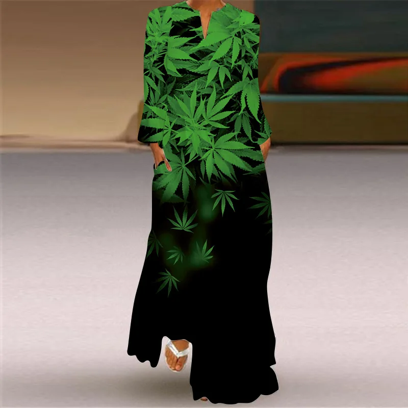 Элегантные женские платья 2024 осеннее новое платье с длинными рукавами De Fiesta Vestidos