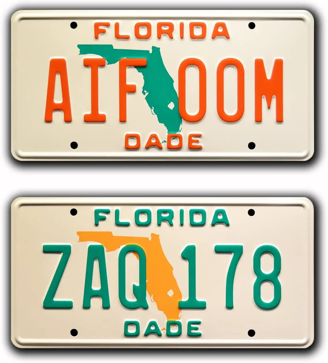 

Celebrity Machines Miami Vice | ZAQ 178 + AIF 00M | Metal Printing License Plate