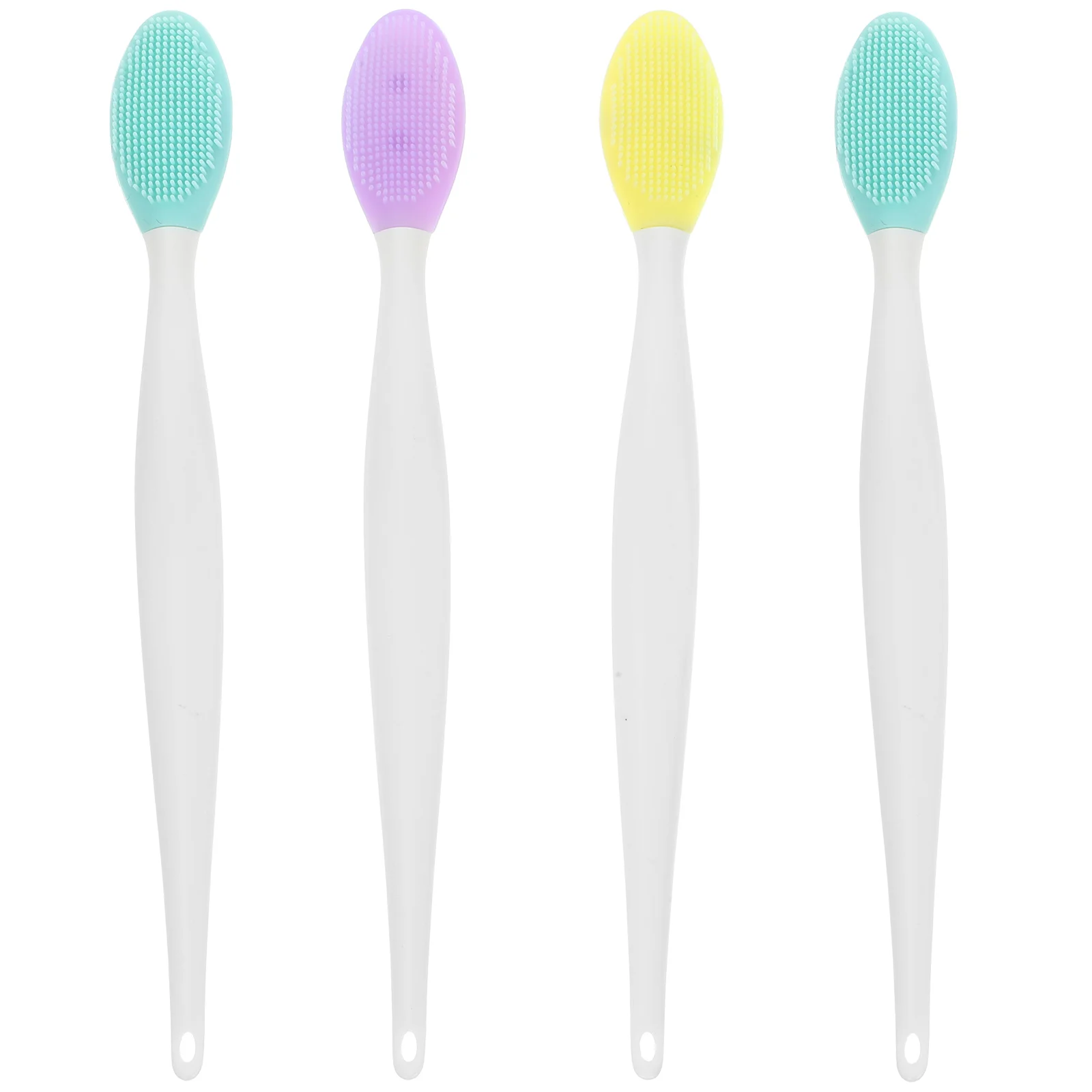 

Cat- 4pcs Silicone Cat Double- Sided Brushes Grooming Tool Supplies