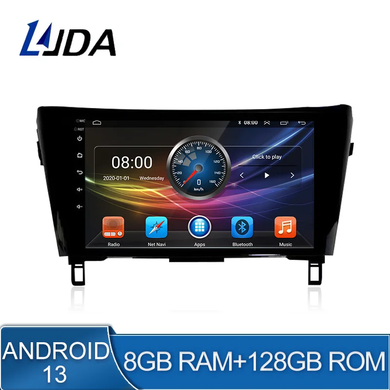 

Автомобильный мультимедийный плеер LJDA Android 13 для NISSAN Qashqai X-Trail 2014-2018, автомобильное радио, GPS-навигация, DSP Carplay, 8 ГБ, стерео видео