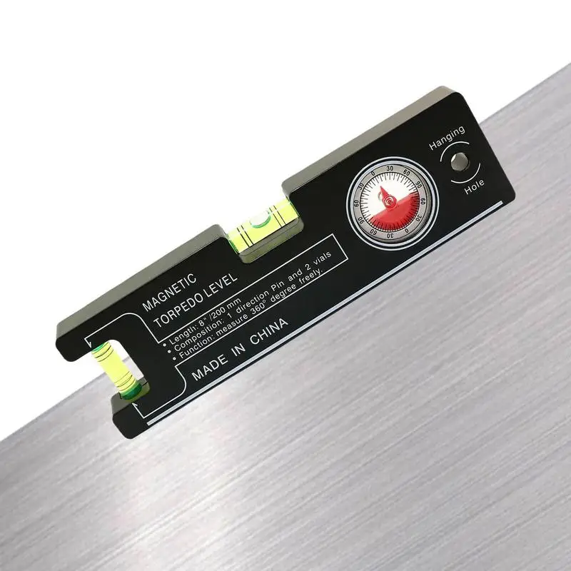 

Leveler Convenient Torpedo Level Magnetic Water Level Measuring Tools Magnetic Small Mini Level Tool For Construction