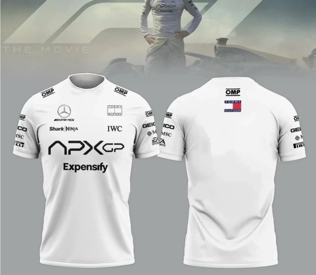 

Гоночный фильм с одинаковым гоночным костюмом F1, футболка с круглым вырезом и 3D-принтом AGXGP, экстремальные виды спорта, вечеринка для горного бега на открытом воздухе