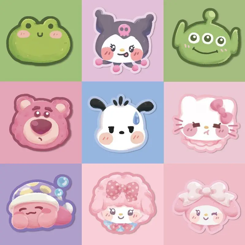 

Hellokittys Cute Anime Sanrio Kuromi Mouse Pad Kawaii Cartoon Mymelody Office Rubber Pad Table Pad Thickened Non-Slip Girl Gift