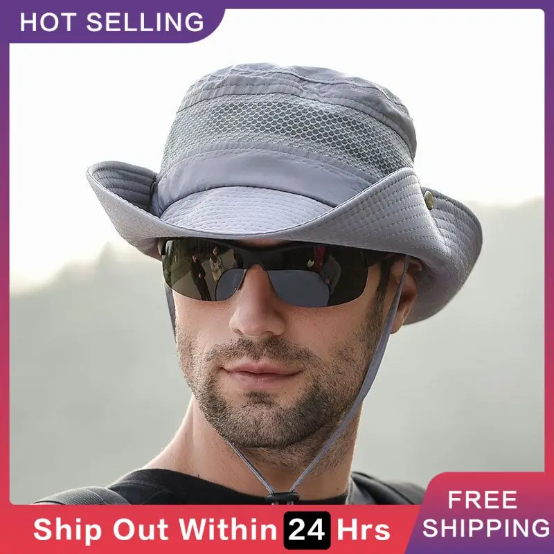 

Sun Hat Adjustable Size Uv Resistant Wide Brim Hat For Outdoor Activities Fishing Hat Men's Fashion Top Rated Outdoor Hat