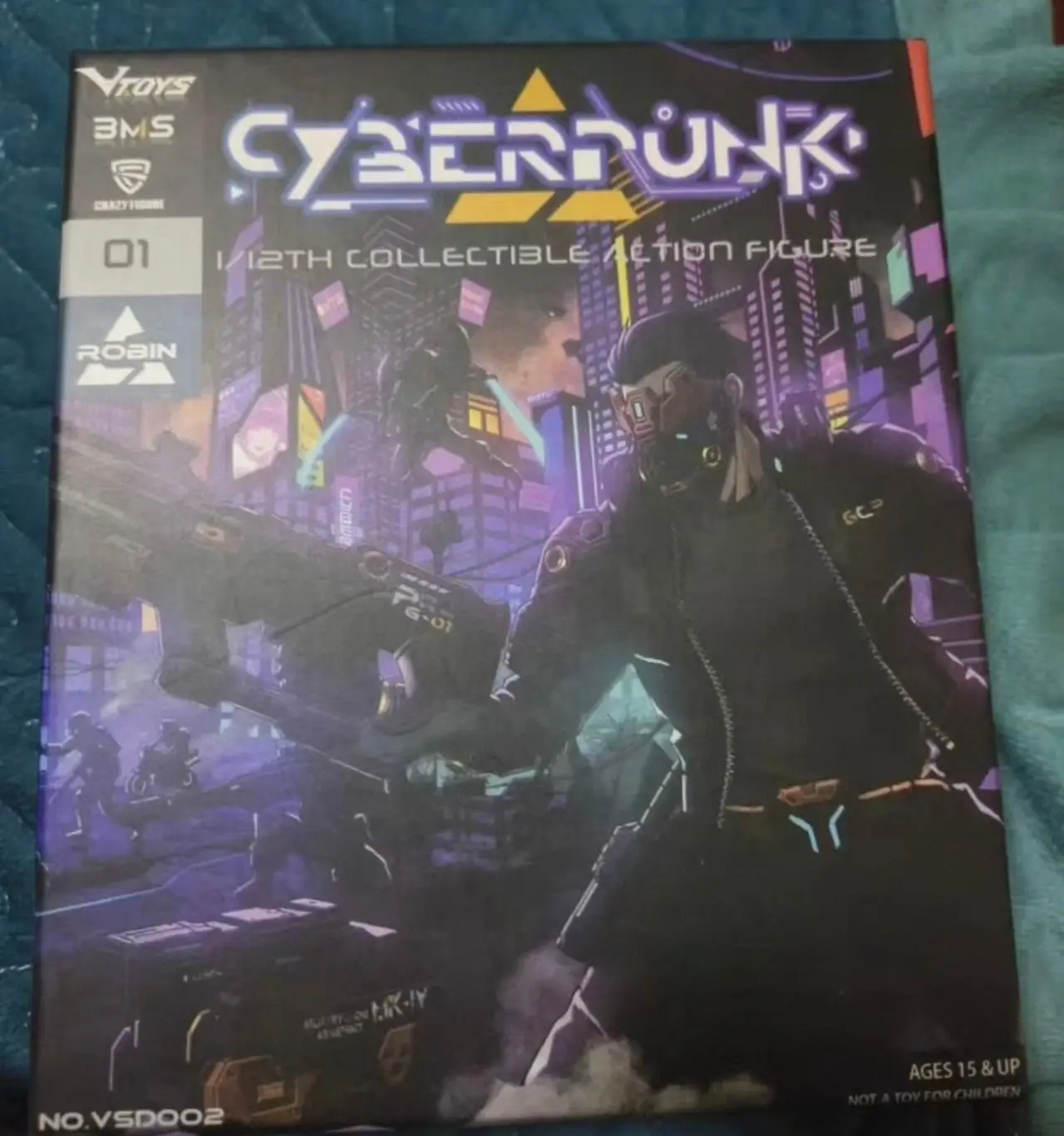 Фото В наличии VTOYS＆BMS TAKI VSD010 Cyberpunk Samurai: Такуми, фигурка 1/12, аниме-модель, модные игрушки, настольная кукла, коллекционные предметы №1