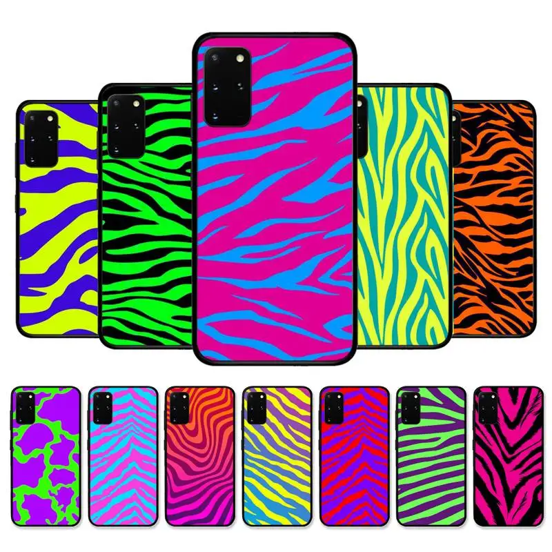 

Milk Cow Zebra Stripe Phone Case for Samsung S21 S20 Ultra S22 S10 Lite S9 S8 Plus S21Fe S7 Edge Soft Tpu Cover