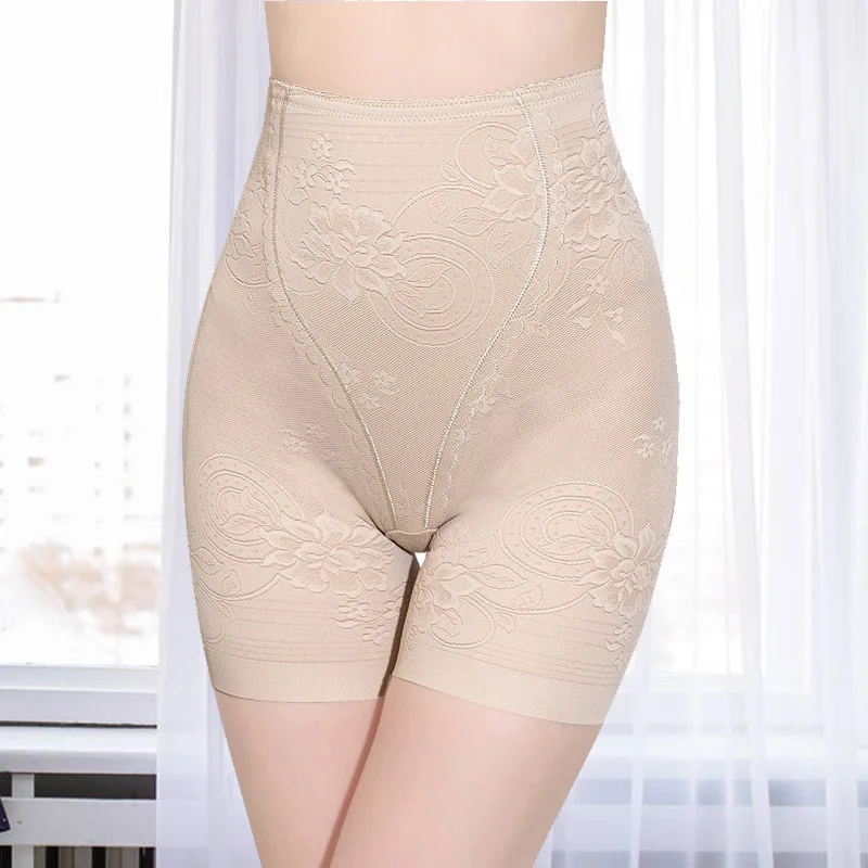 Seamless Ice Silk Women Safety Shorts Large Size Protective Shorts Under Skirt Stretch Boxer Briefs Safety Pants Seamless Shorts
