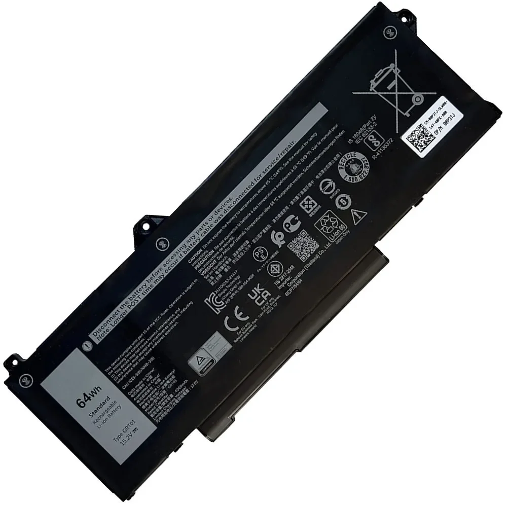 Аккумулятор для ноутбука Dell Latitude 15 2 5421 5431 5521 5531 3561 Precision 3470 3571 m17 R5 AMD 9JRV0 0P3TJ