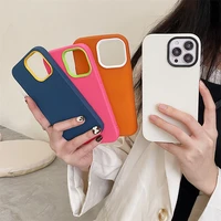 3 in 1 matte candy color case for vivo y53s case funda vivo y17 y12 y15 y11 y3 y20 y5s y19 y70s y51s y73s y7s y53s u3 u20 cover