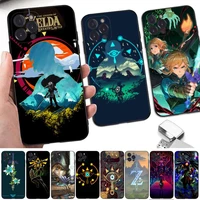 bandai legend of zelda phone case for iphone 11 12 13 mini pro xs max 8 7 6 6s plus x 5s se 2020 xr cover