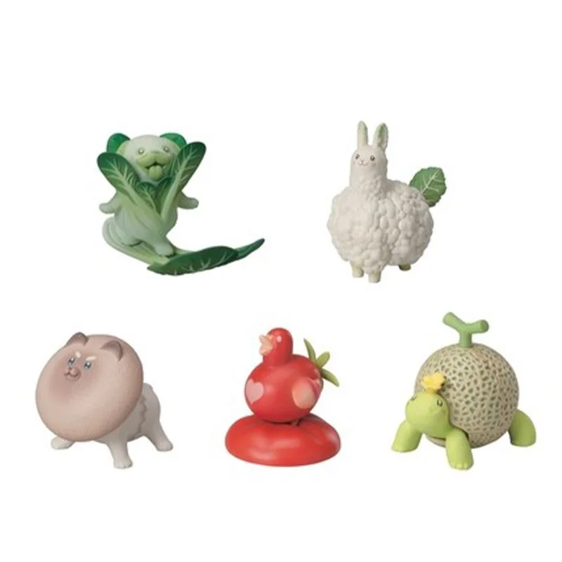 

STASTO Animal Attraction Vegetable Spirit Gashapon Action Figure Anime Model Collectible Table Ornaments Children's Toys Gift